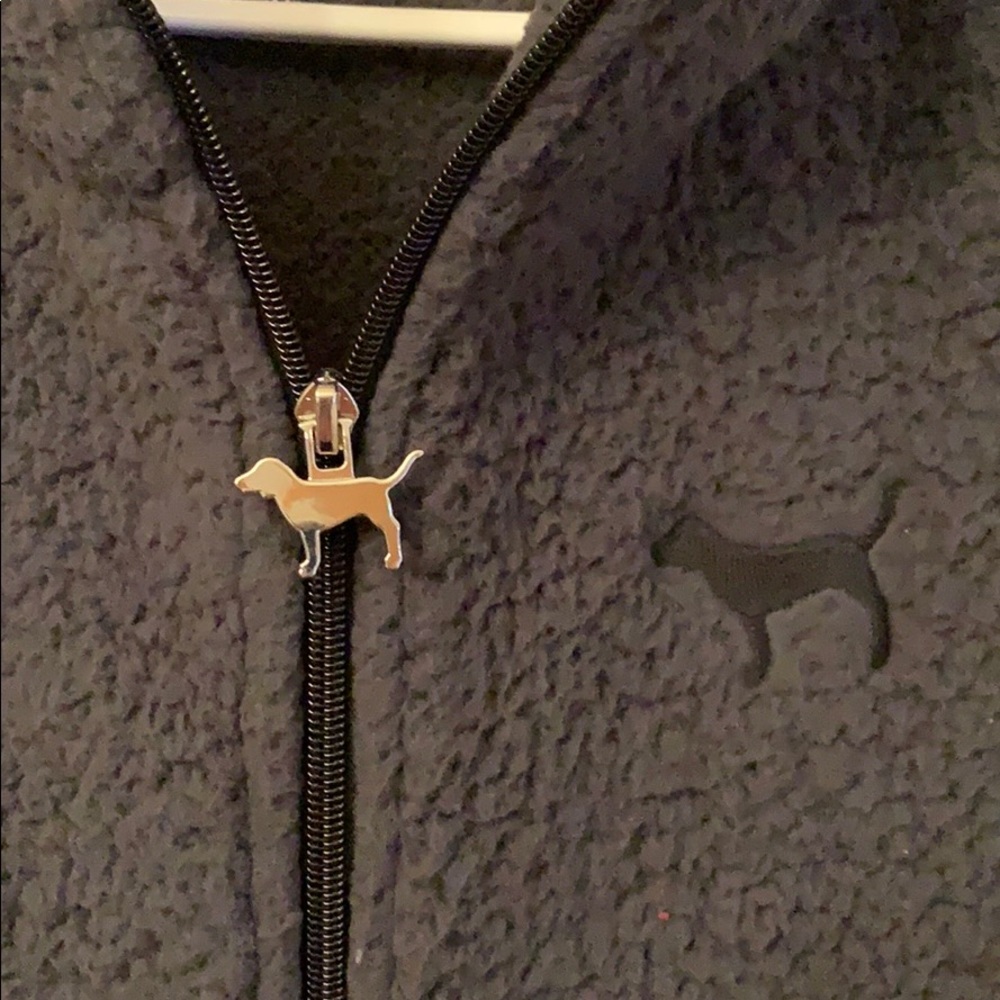 Victoria's Secret Pink Fleece Vest M View 3